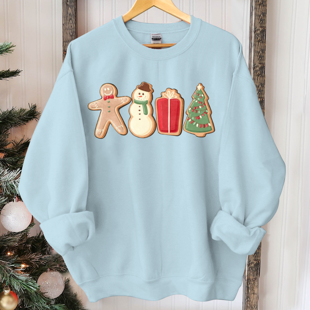 Gingerbread Cookies Sweatshirt, Christmas Shirt, Christmas Matching Sweatshirt, Family Shirt, Christmas Sweater, Xmas Shirt, Christmas Gift