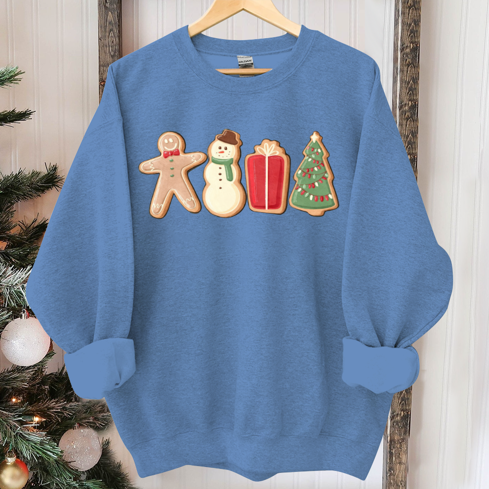 Gingerbread Cookies Sweatshirt, Christmas Shirt, Christmas Matching Sweatshirt, Family Shirt, Christmas Sweater, Xmas Shirt, Christmas Gift