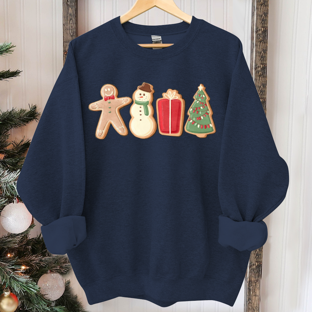 Gingerbread Cookies Sweatshirt, Christmas Shirt, Christmas Matching Sweatshirt, Family Shirt, Christmas Sweater, Xmas Shirt, Christmas Gift