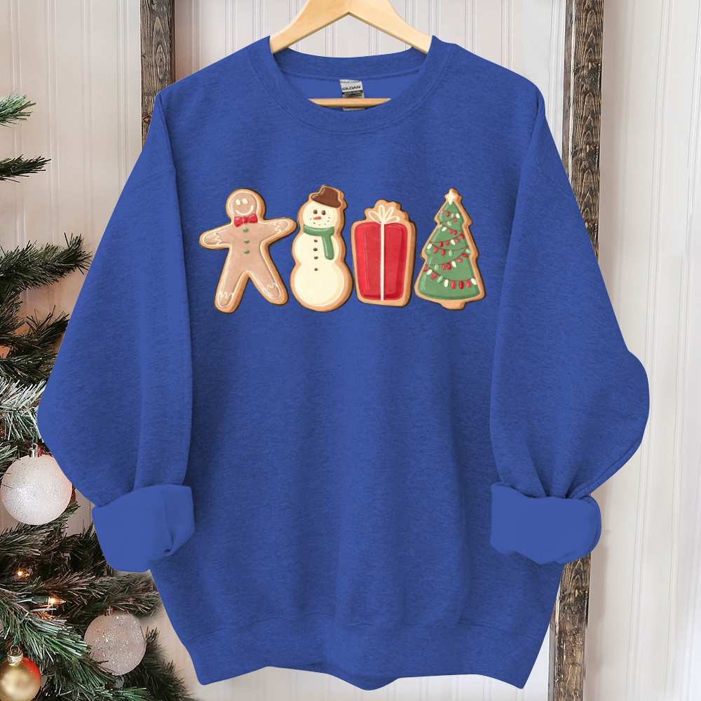 Gingerbread Cookies Sweatshirt, Christmas Shirt, Christmas Matching Sweatshirt, Family Shirt, Christmas Sweater, Xmas Shirt, Christmas Gift