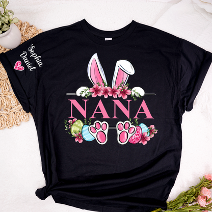 Grandma Bunny And Grandkids Easter Days Tshirt