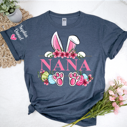 Grandma Bunny And Grandkids Easter Days Tshirt