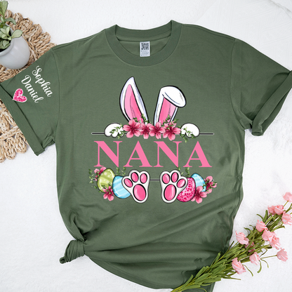 Grandma Bunny And Grandkids Easter Days Tshirt