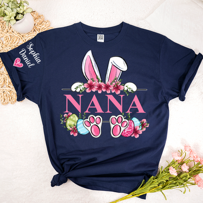 Grandma Bunny And Grandkids Easter Days Tshirt