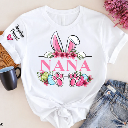 Grandma Bunny And Grandkids Easter Days Tshirt