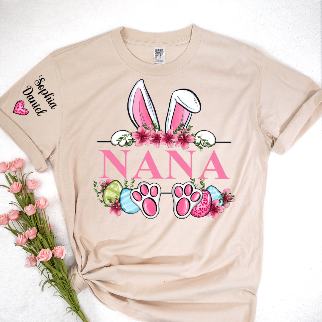 Grandma Bunny And Grandkids Easter Days Tshirt