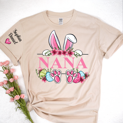 Grandma Bunny And Grandkids Easter Days Tshirt