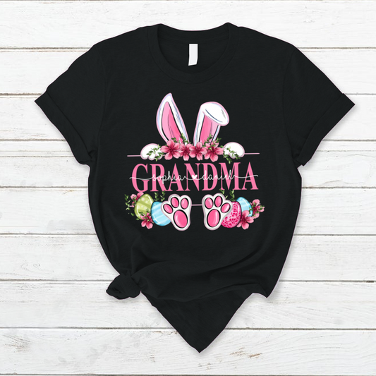 Grandma Bunny And Kids, Gift For Grandma, Grammy, Mama, Nana, Mimi, Mother Day CTH01 T-Shirt