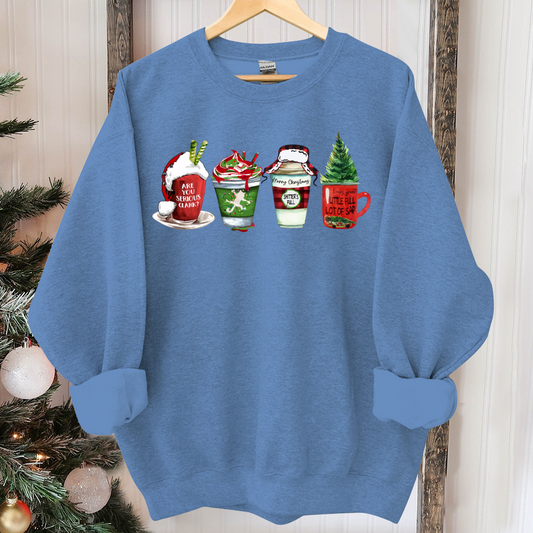 Griswold Family Sweater, Family Christmas Vacation Coffee Sweater, You Serious Clark, Retro Christmas Coffee Sweater Funny Christmas Sweater