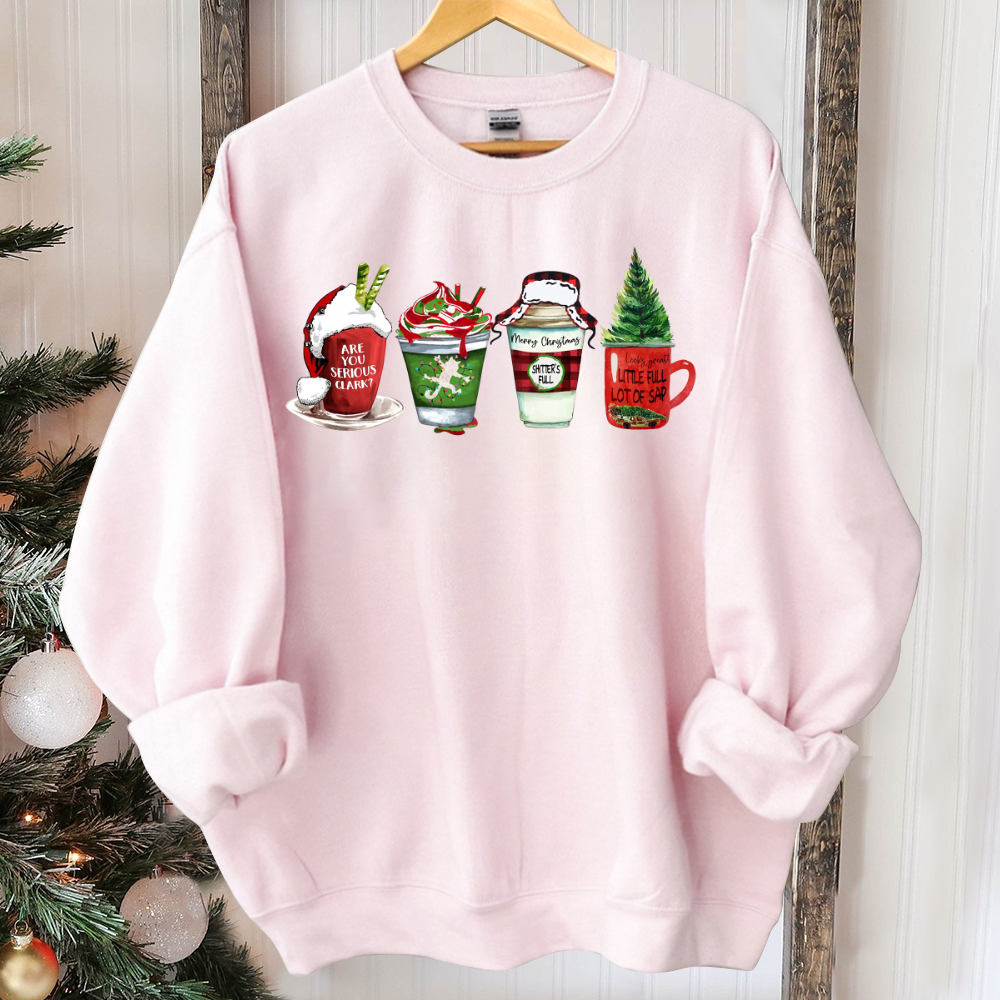Griswold Family Sweater, Family Christmas Vacation Coffee Sweater, You Serious Clark, Retro Christmas Coffee Sweater Funny Christmas Sweater