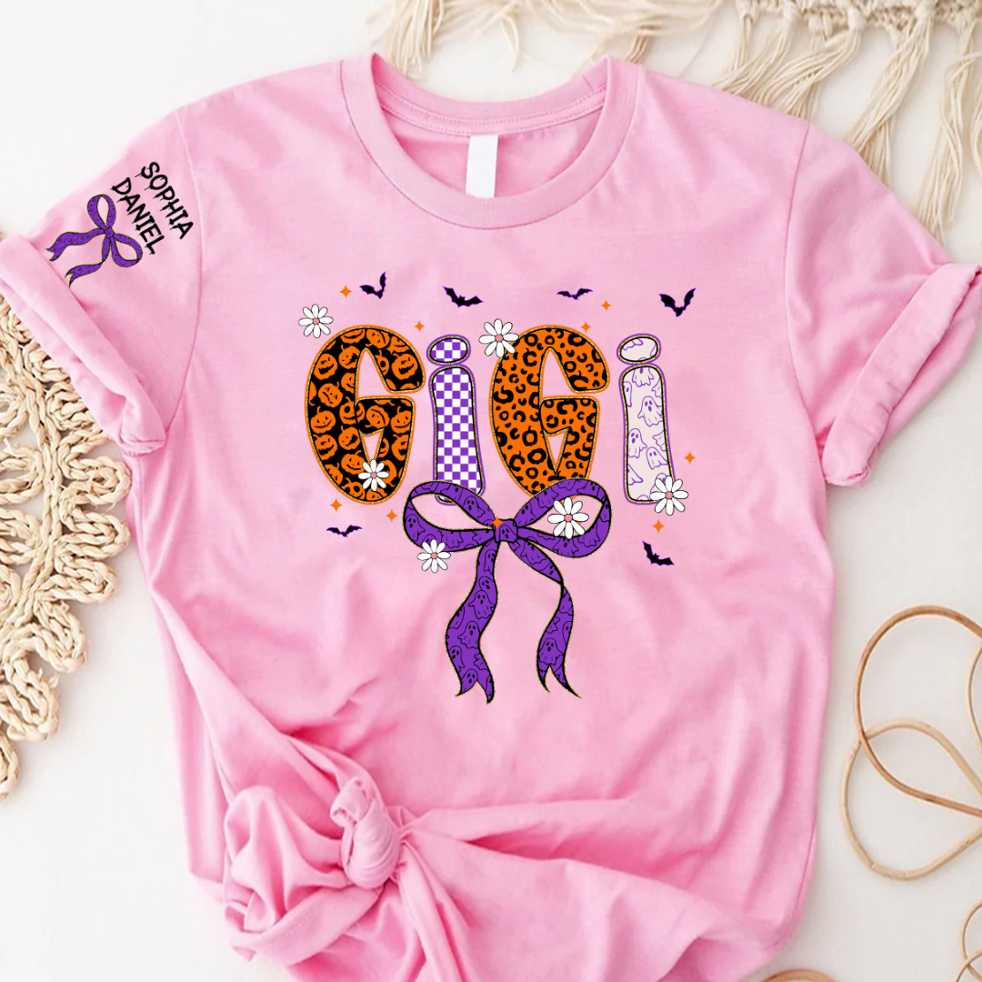 Halloween Gigi Boo Custom Grandma And Grandkids Name