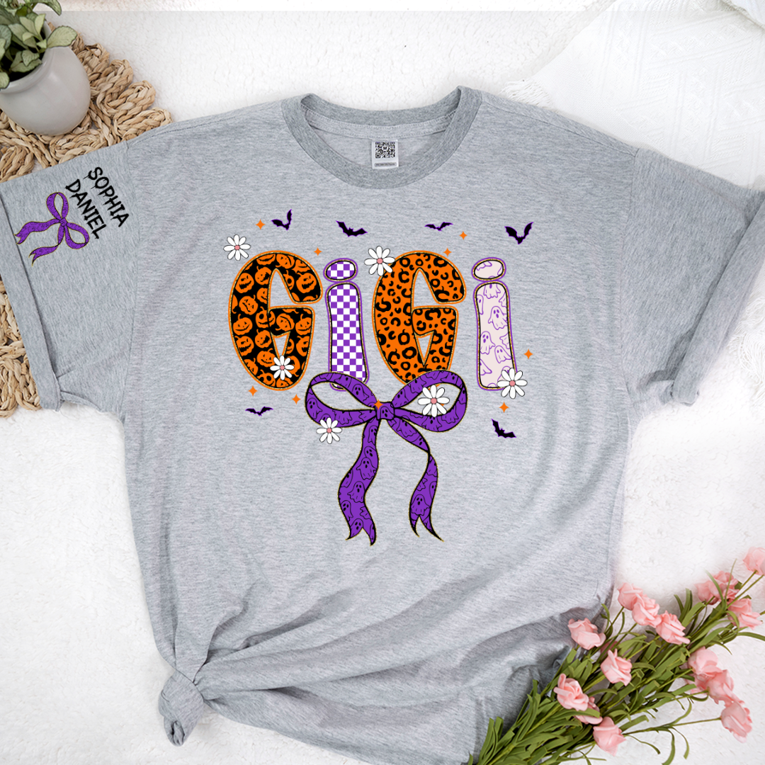 Halloween Gigi Boo Custom Grandma And Grandkids Name (Copy)