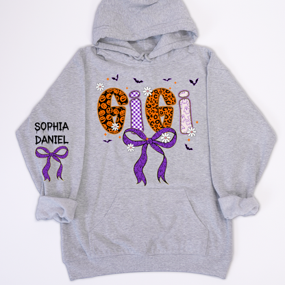 Halloween Gigi Boo Custom Grandma And Grandkids Name