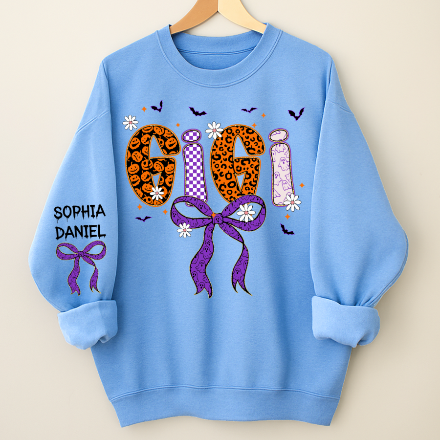 Halloween Gigi Boo Custom Grandma And Grandkids Name