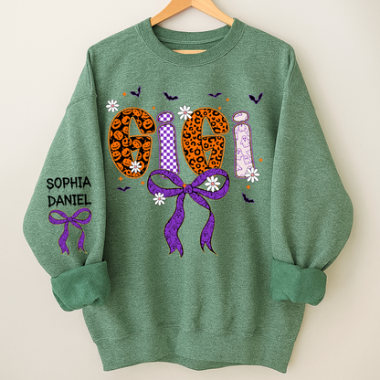 Halloween Gigi Boo Custom Grandma And Grandkids Name