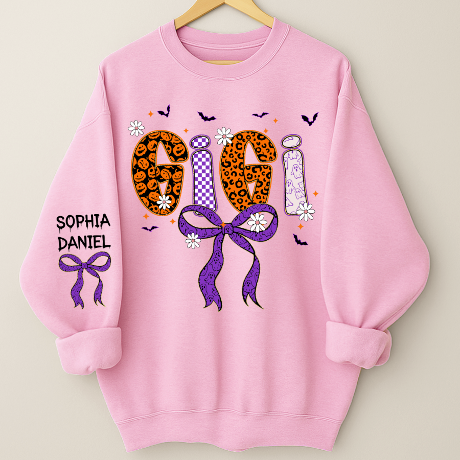 Halloween Gigi Boo Custom Grandma And Grandkids Name