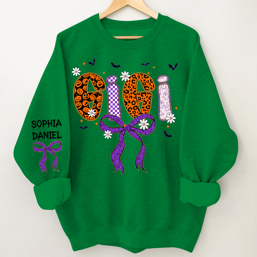 Halloween Gigi Boo Custom Grandma And Grandkids Name (Copy)