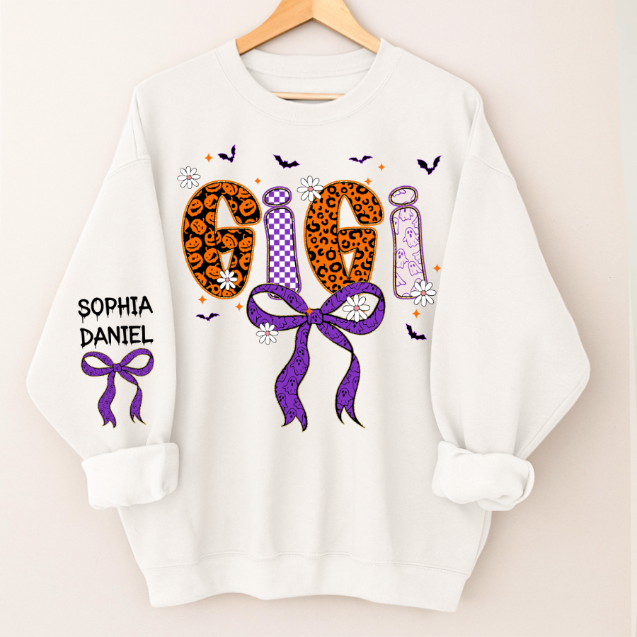 Halloween Gigi Boo Custom Grandma And Grandkids Name (Copy)