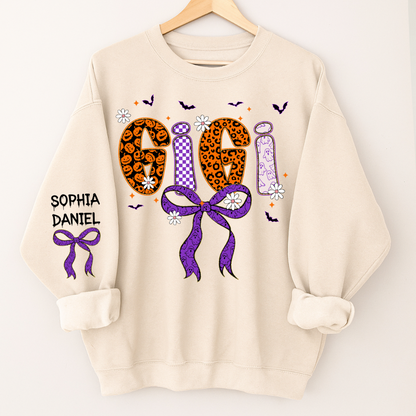 Halloween Gigi Boo Custom Grandma And Grandkids Name