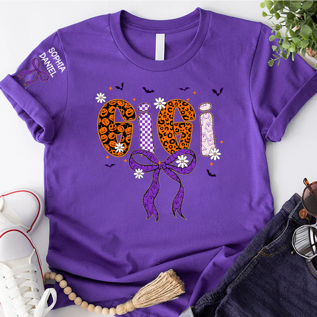 Halloween Gigi Boo Custom Grandma And Grandkids Name (Copy)