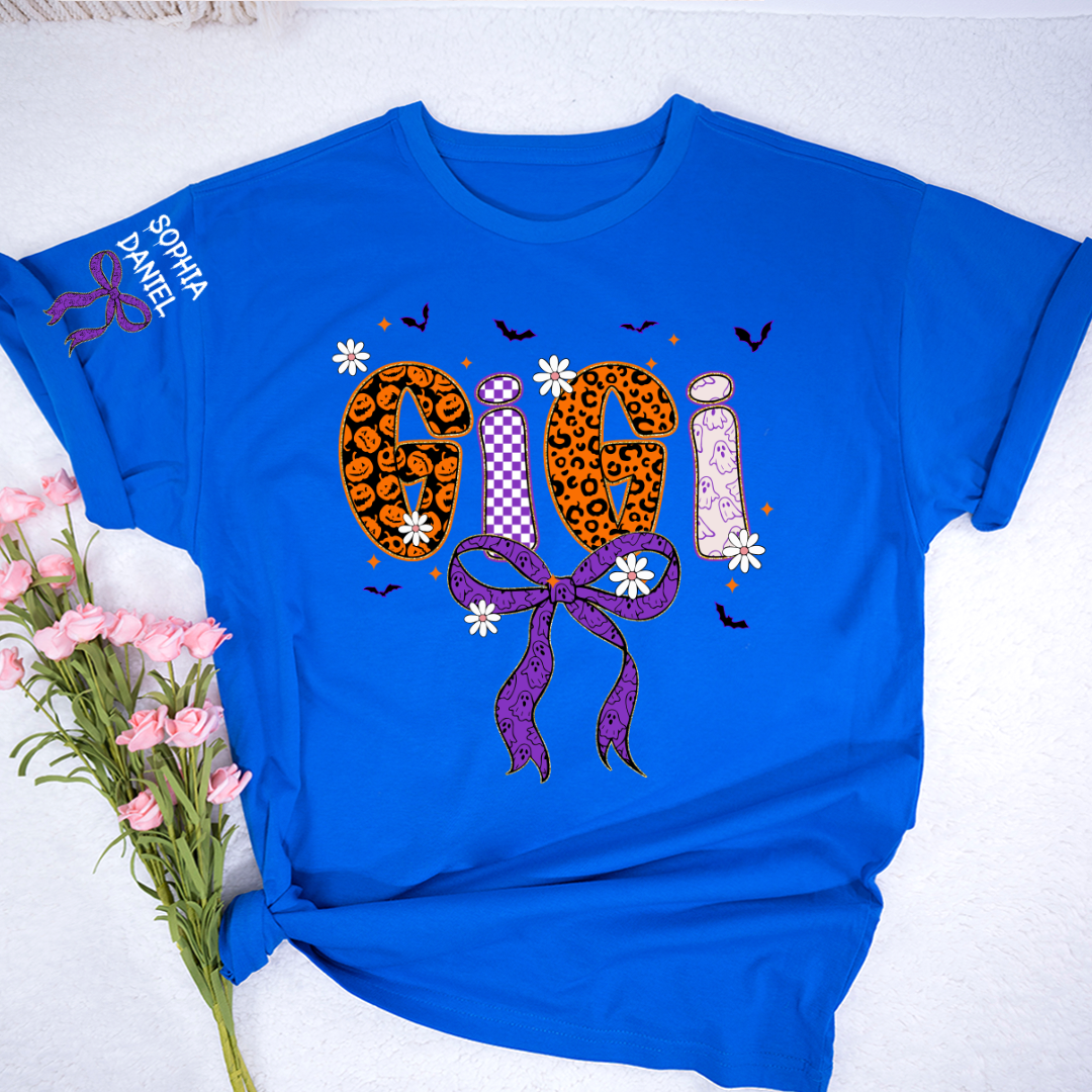 Halloween Gigi Boo Custom Grandma And Grandkids Name (Copy)