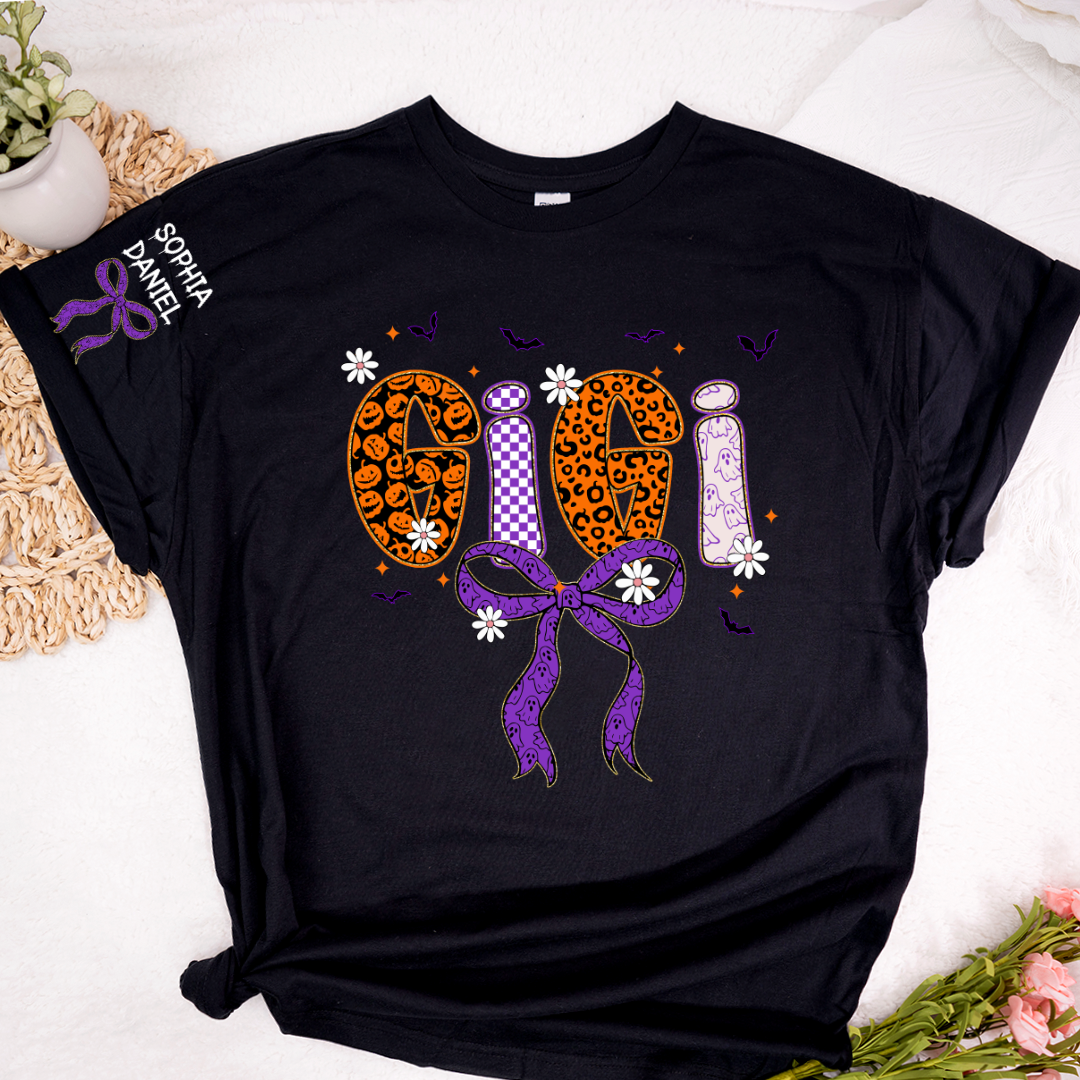 Halloween Gigi Boo Custom Grandma And Grandkids Name