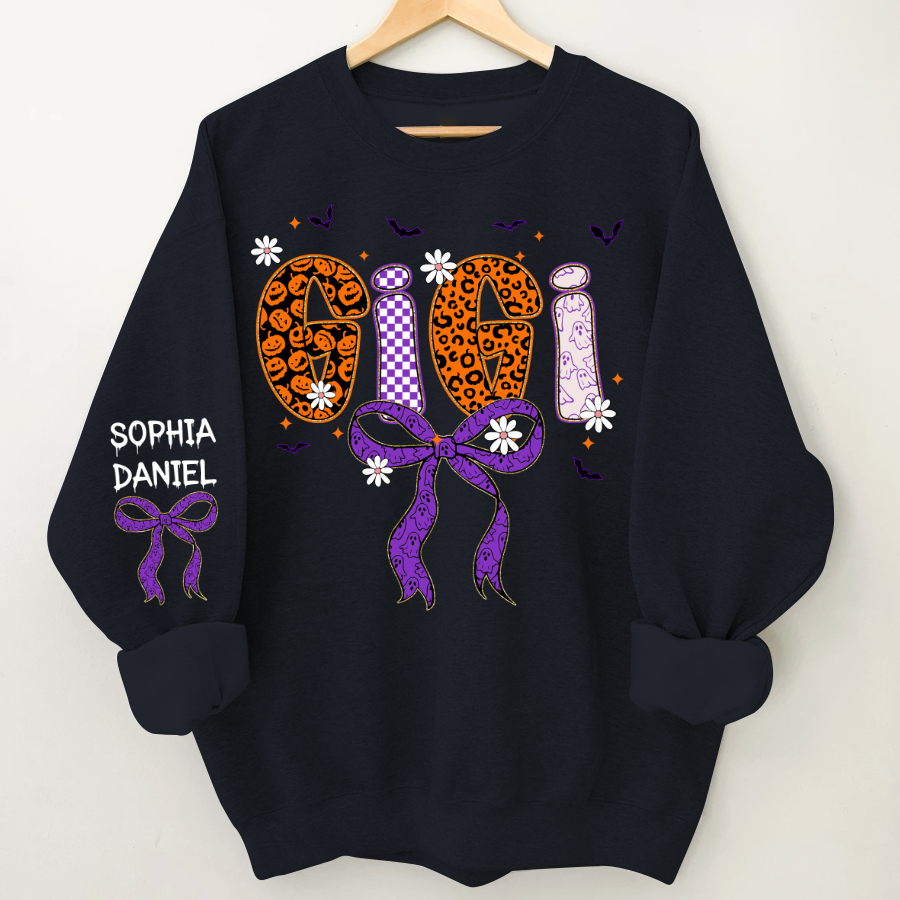 Halloween Gigi Boo Custom Grandma And Grandkids Name