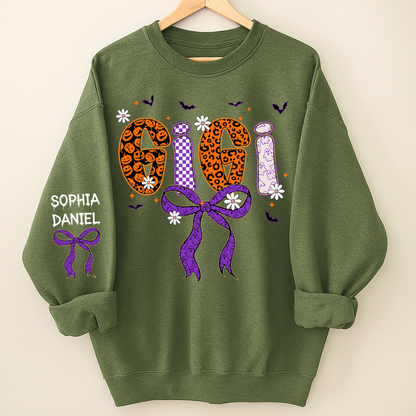 Halloween Gigi Boo Custom Grandma And Grandkids Name (Copy)