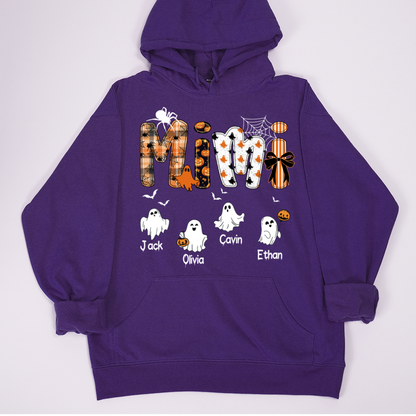 Halloween Mimi Spooky Custom Mimi And Grandkids Shirt
