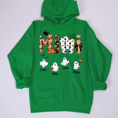 Halloween Mimi Spooky Custom Mimi And Grandkids Shirt