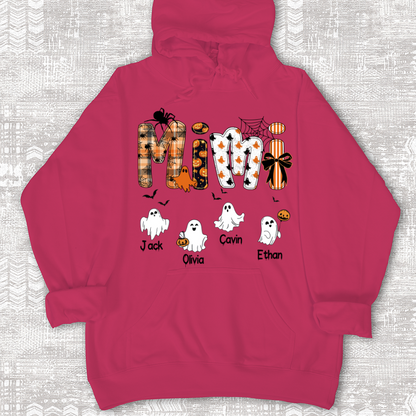 Halloween Mimi Spooky Custom Mimi And Grandkids Shirt