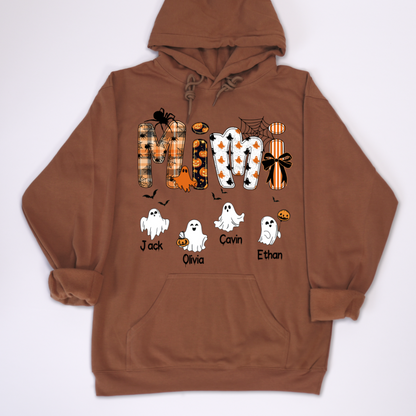 Halloween Mimi Spooky Custom Mimi And Grandkids Shirt
