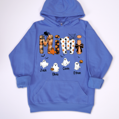 Halloween Mimi Spooky Custom Mimi And Grandkids Shirt