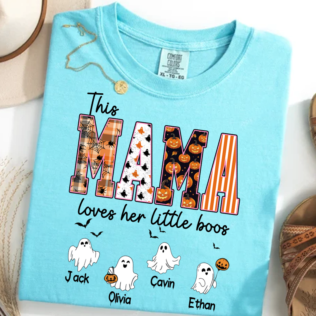 Halloween Nana and Grandkids Custom This Nana Loves Her Little Boos