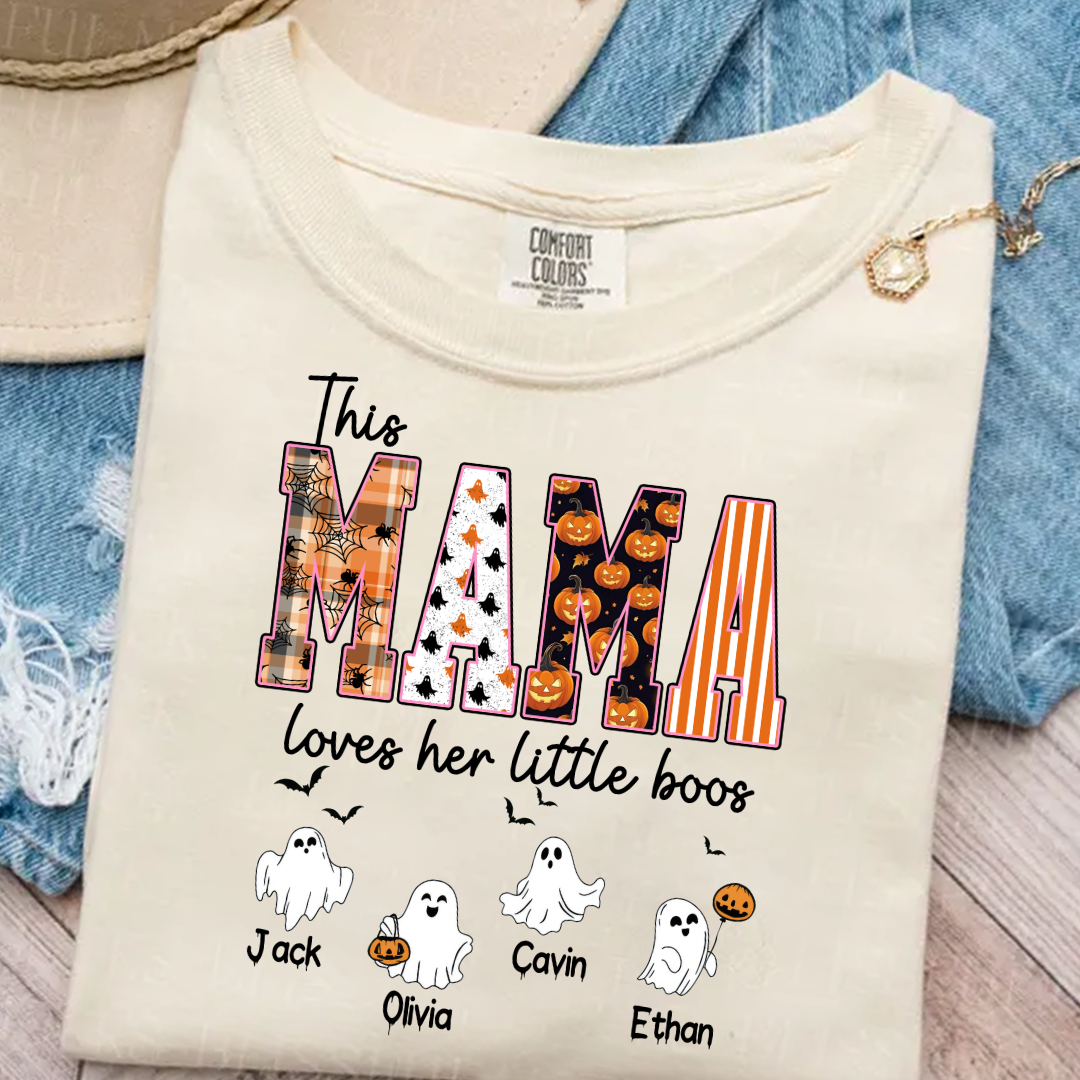 Halloween Nana and Grandkids Custom This Nana Loves Her Little Boos