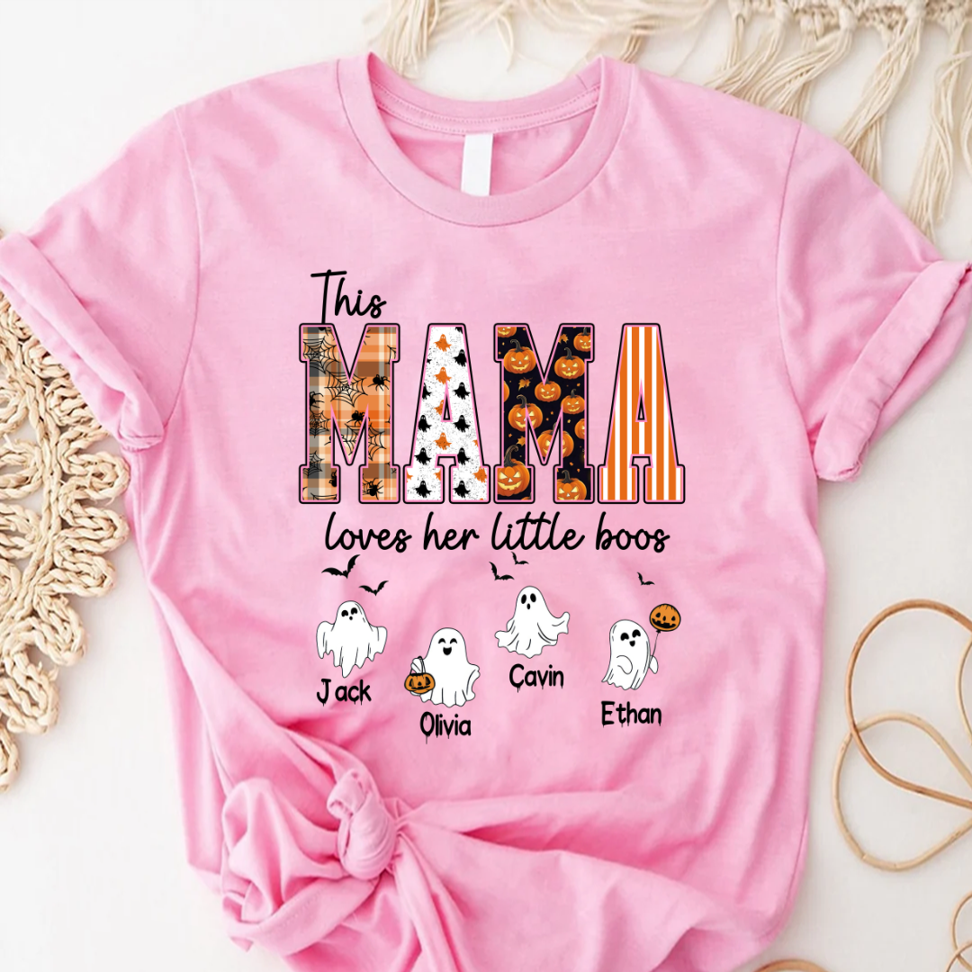 Halloween Nana and Grandkids Custom This Nana Loves Her Little Boos