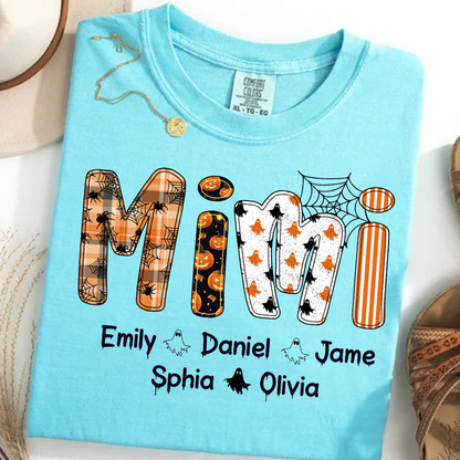 Preppy Halloween Gigi Cute Ghost Grandma and Grankids Shirt