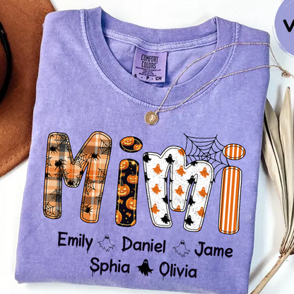 Preppy Halloween Gigi Cute Ghost Grandma and Grankids Shirt