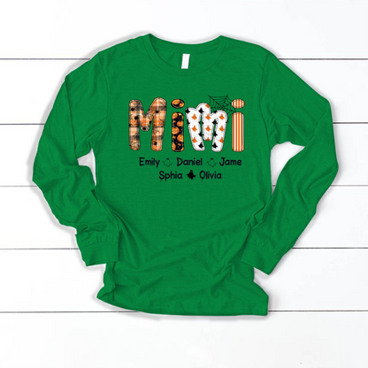 Preppy Halloween Gigi Cute Ghost Grandma and Grankids Shirt