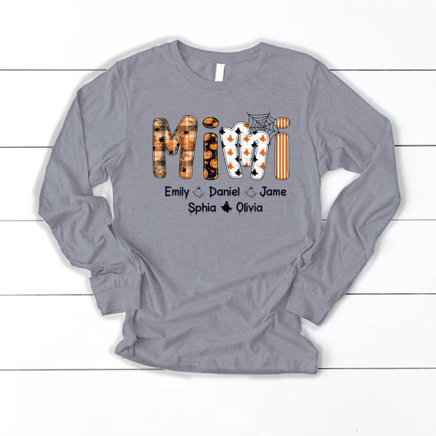 Preppy Halloween Gigi Cute Ghost Grandma and Grankids Shirt