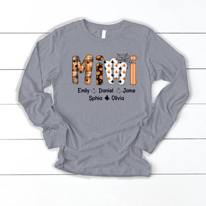 Preppy Halloween Gigi Cute Ghost Grandma and Grankids Shirt