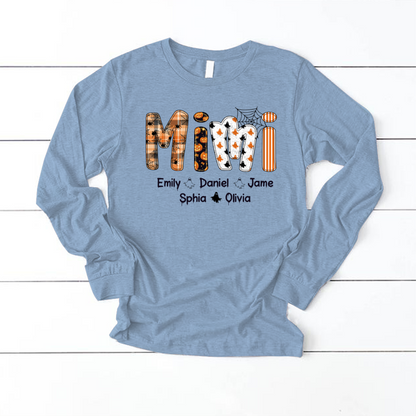 Preppy Halloween Gigi Cute Ghost Grandma and Grankids Shirt