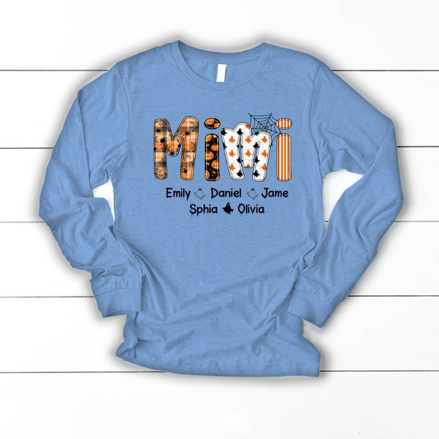 Preppy Halloween Gigi Cute Ghost Grandma and Grankids Shirt