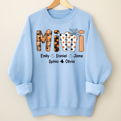 Preppy Halloween Gigi Cute Ghost Grandma and Grankids Shirt