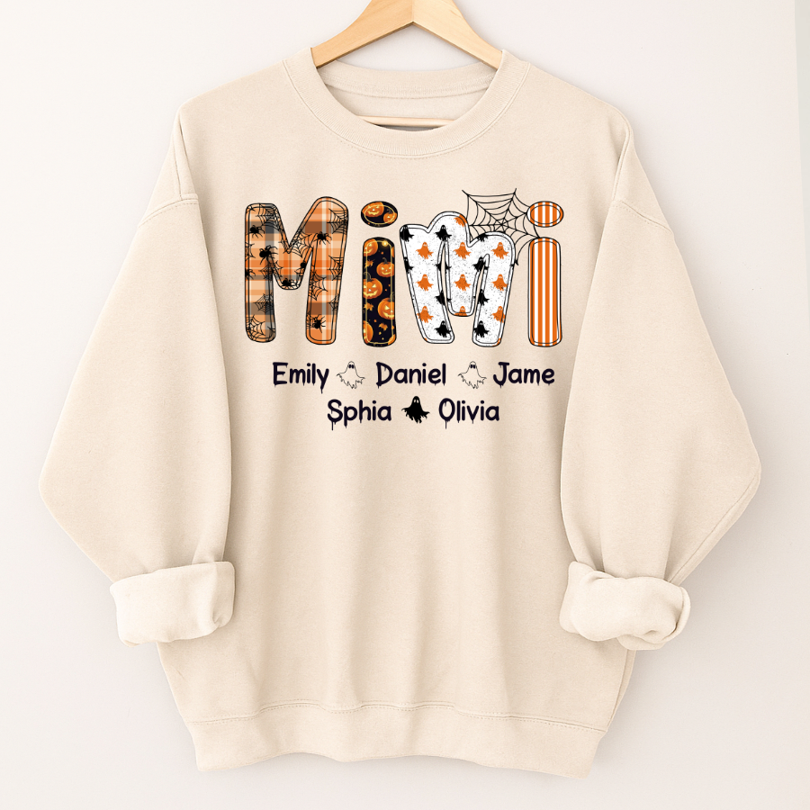 Preppy Halloween Gigi Cute Ghost Grandma and Grankids Shirt