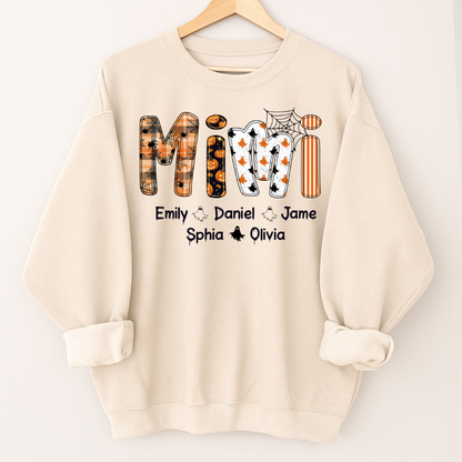Preppy Halloween Gigi Cute Ghost Grandma and Grankids Shirt