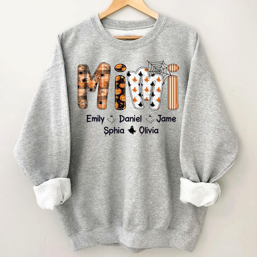 Preppy Halloween Gigi Cute Ghost Grandma and Grankids Shirt