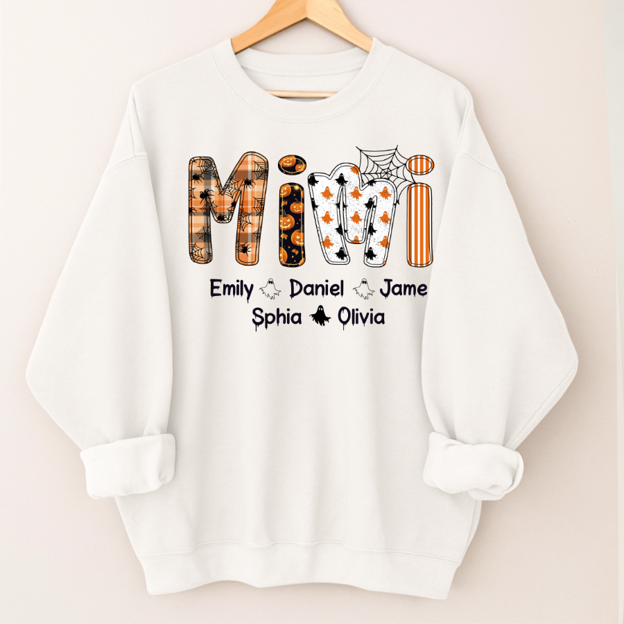 Preppy Halloween Gigi Cute Ghost Grandma and Grankids Shirt