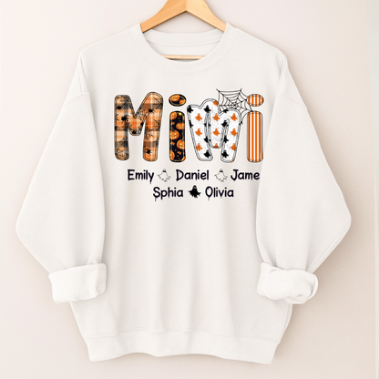 Preppy Halloween Gigi Cute Ghost Grandma and Grankids Shirt