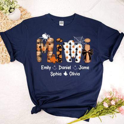 Preppy Halloween Gigi Cute Ghost Grandma and Grankids Shirt